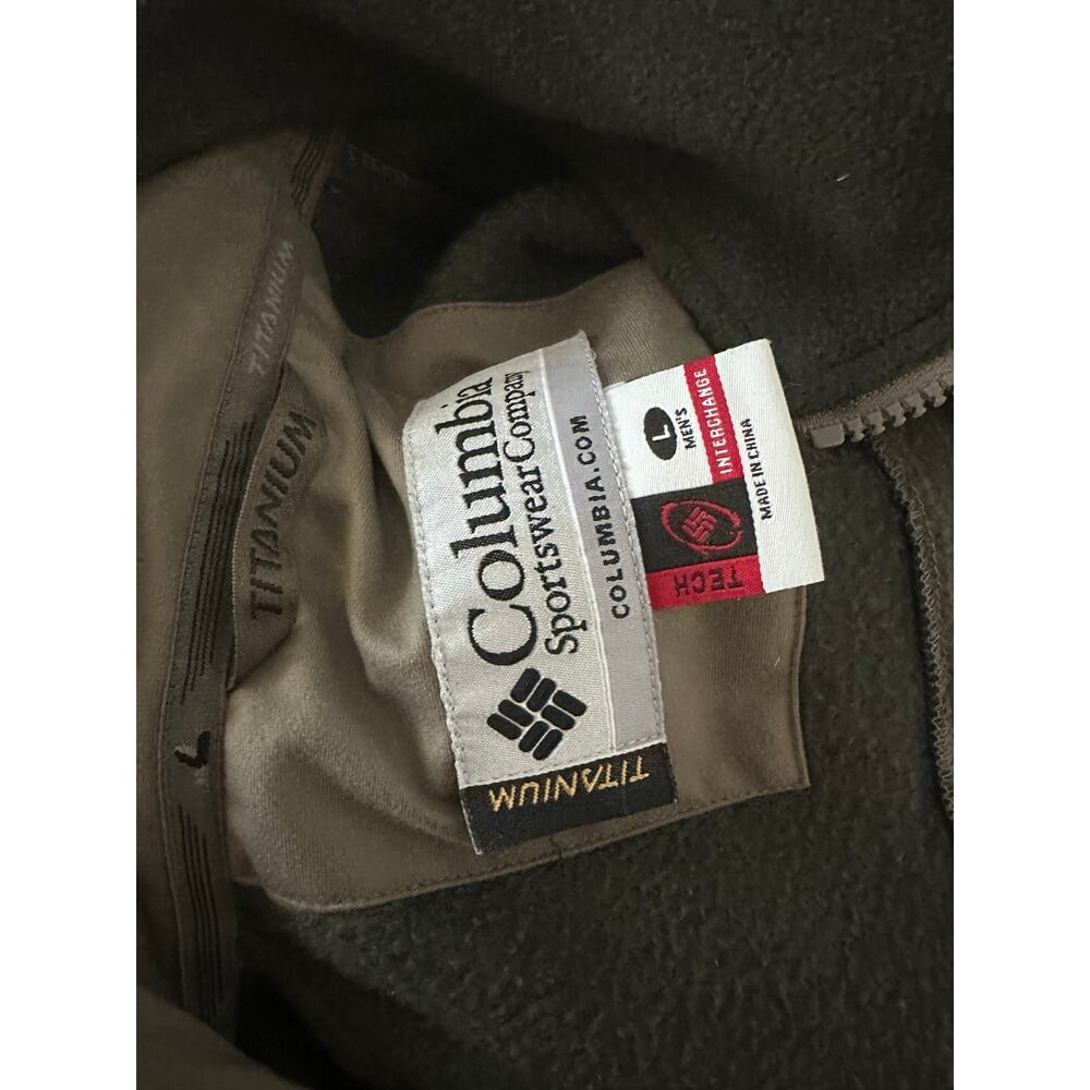 Columbia Titanium Interchange Mens Large Fleece Jacket - Picture 5 of 5